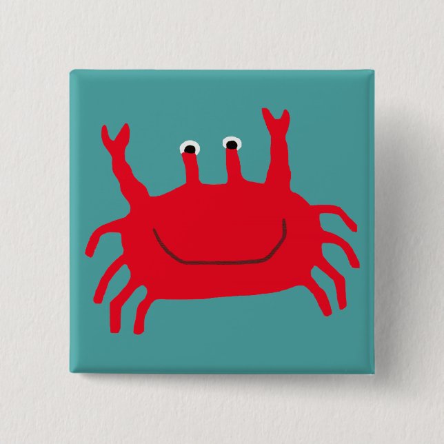 Crab Island Button (Vorderseite)