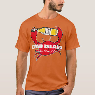 Crab Island Destin FL Party Sandbar Souvenir T-Shirt