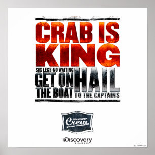 Crab ist King Poster