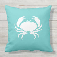 CRAB / Krabbenkissen, aquamarin