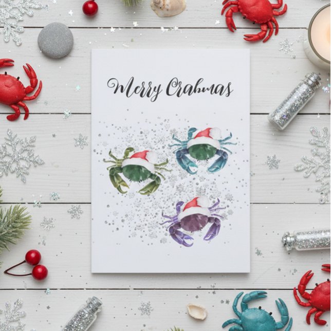 Crab Liebe Weihnachten Bunte Crustacean (Von Creator hochgeladen)