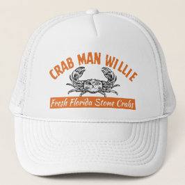 Crab Man Willie - Custom 47 Quality Snap Back Hat Truckerkappe