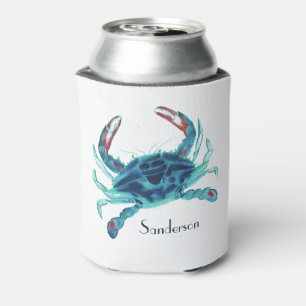 Crab Nautical Blue Aquamarin Türkis Aqua Dosenkühler
