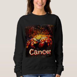 Crab Nautical Coastal Beach Cancer Personalisiert Sweatshirt