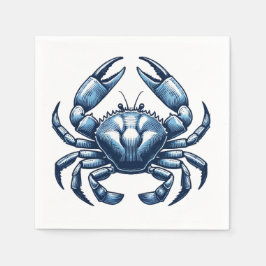 Crab Nautical Paper Napkins Serviette