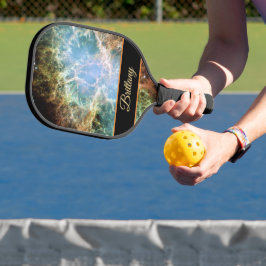 Crab Nebula Galaxy von Sternen Ihr Name Pickleball Schläger