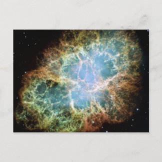 Crab Nebula Space NASA Foto Postkarte