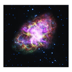Crab Nebula Supernova Remnant Hubble Composite Fotodruck