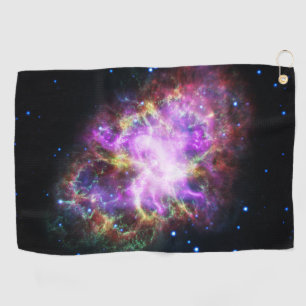 Crab Nebula Supernova Remnant Hubble Composite Golfhandtuch