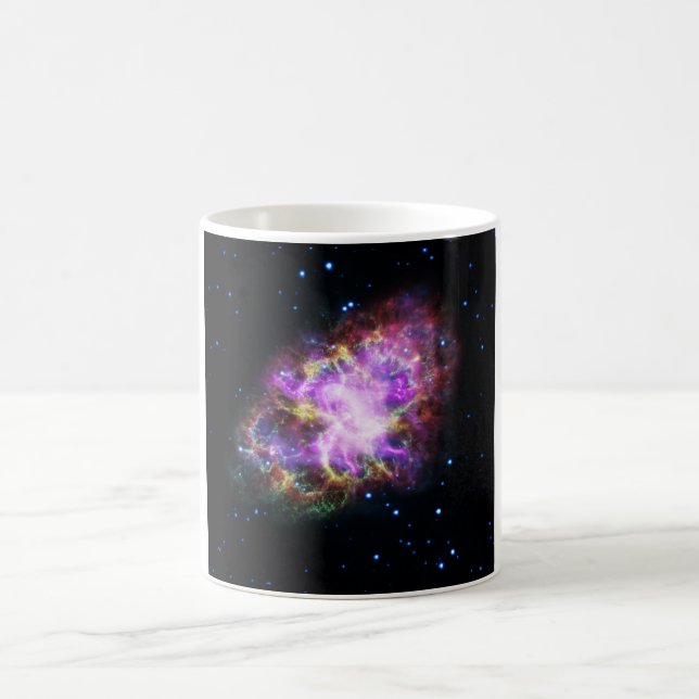 Crab Nebula Supernova Remnant Hubble Composite Kaffeetasse (Mittel)