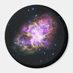Crab Nebula Supernova Remnant Hubble Composite Magnet