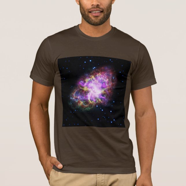 Crab Nebula Supernova Remnant Hubble Composite T-Shirt (Vorderseite)