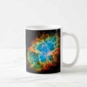 Crab Nebula Supernova Remnant Hubble Space Foto Kaffeetasse