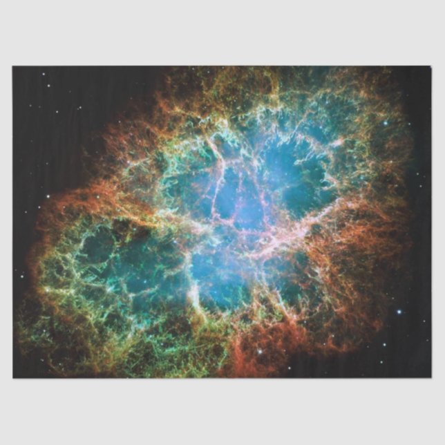 Crab Nebulae Space Astronomy Science Photo Seidenpapier (Vorderseite)