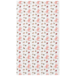 Crab On Beach Coastal Sandy Repeating Pattern Tischdecke