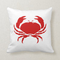 CRAB rotes Kissen