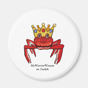 Crab Royalty, MeWarriorFrau auf Twitch Magnet