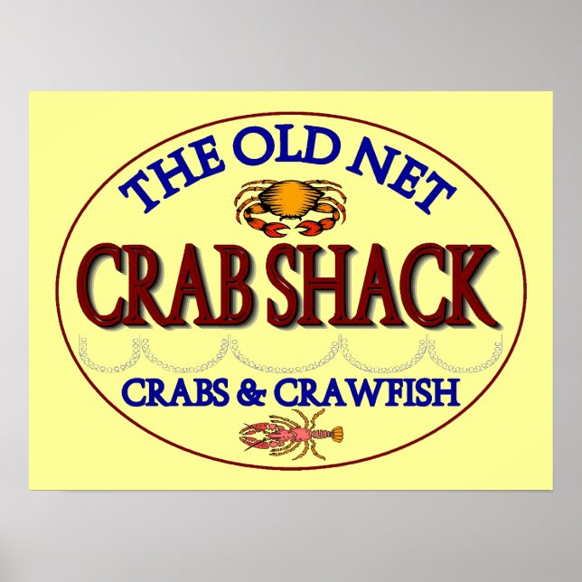 Crab Shack Logo Poster (Vorne)