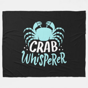 Crab Whisperer Fleecedecke