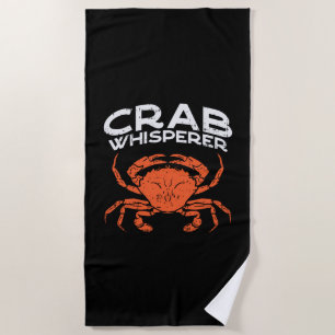 Crab Whisperer Vintag Strandtuch