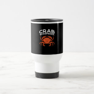 Crab Whisperer Vintage Krabbenfischen Reisebecher