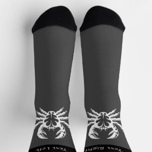 Crab White Socks Socken