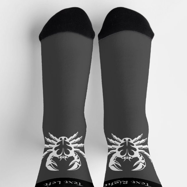Crab White Socks Socken (Oben)
