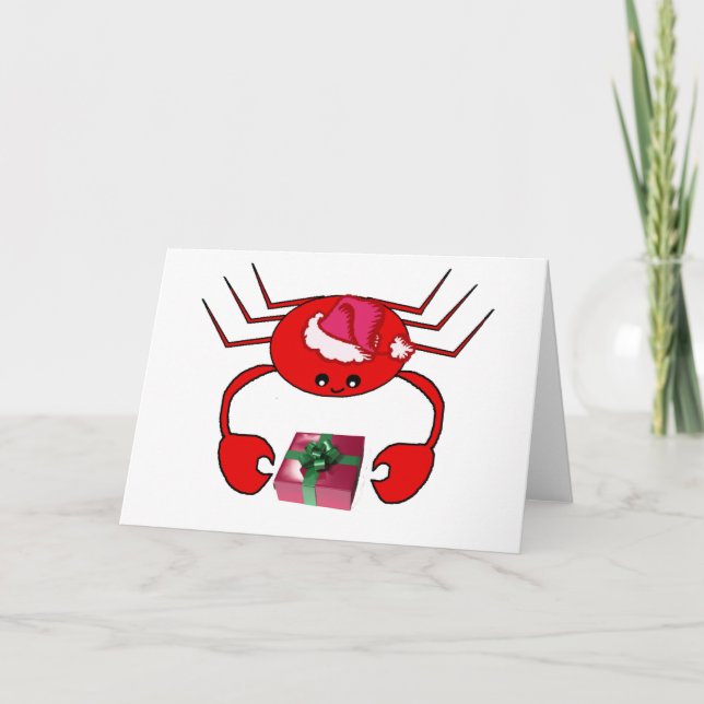 CRAB XMAS CARDS FEIERTAGSKARTE (Vorderseite)