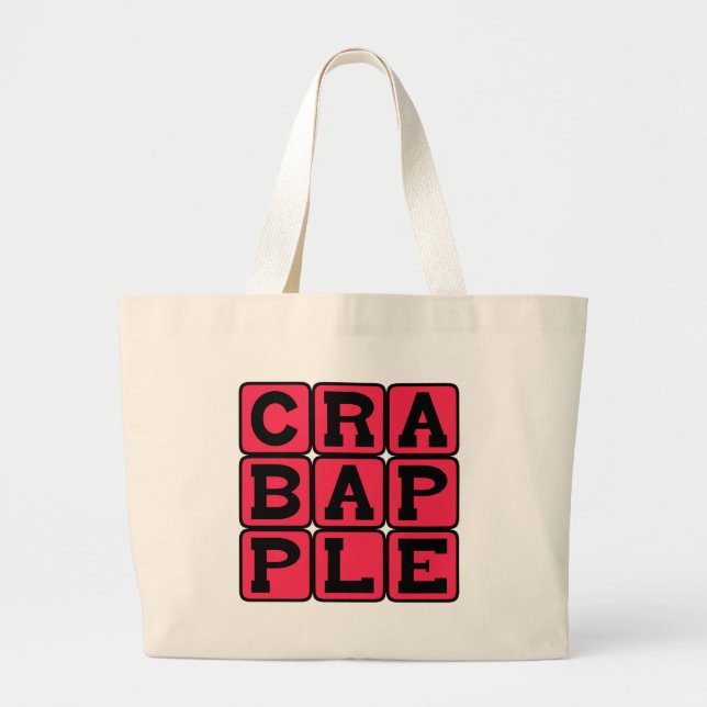 Crabapple, Obst Jumbo Stoffbeutel (Vorne)