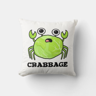 Crabbage Funny Cabbage Crab Pub Kissen