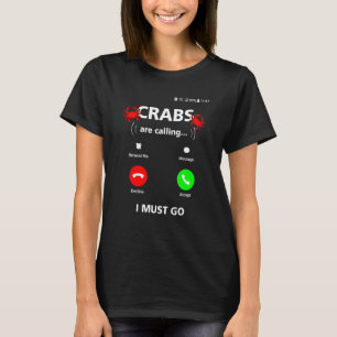 Crabbing Men Blue Crab Maryland Chesapeake Bay T-Shirt