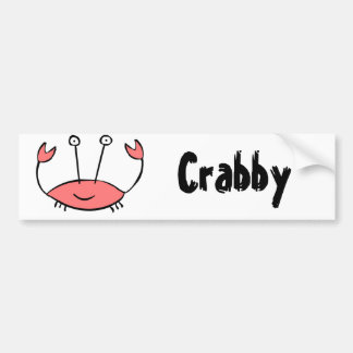 Crabby Autoaufkleber