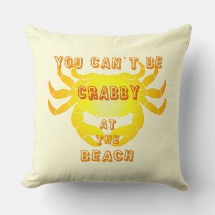 Crabby Beach Pillow Kissen