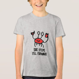 Crabby but Confident – Cartoon Crab T-Shirt Tri-Blend Shirt