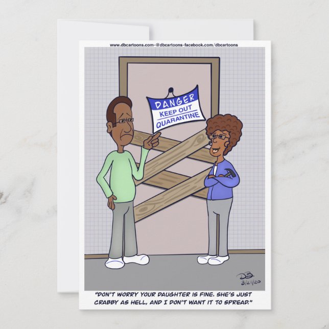 Crabby Card Dankeskarte (Vorderseite)