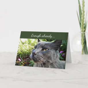 Crabby Chat mit Funny Expression Note Note Card Karte