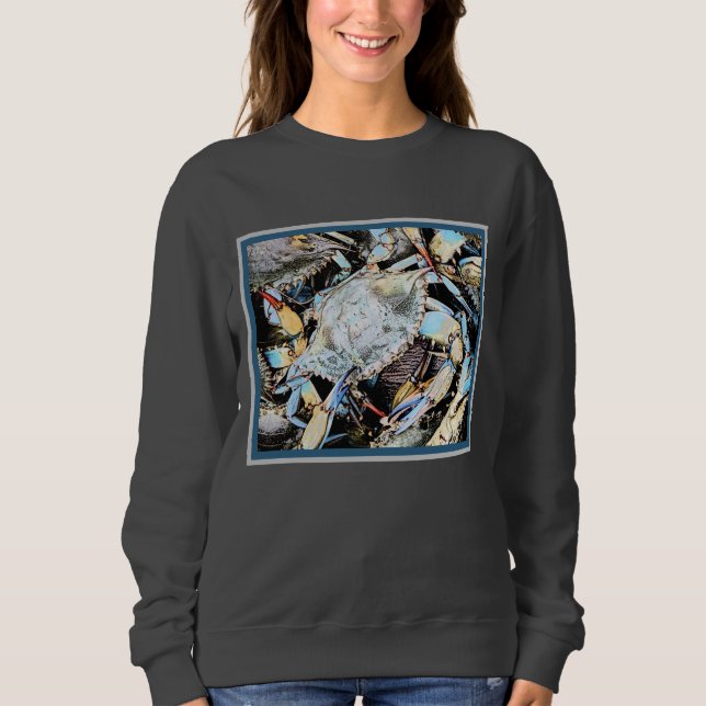 Crabby Crab T - Shirt oder Sweatshirt (Vorderseite)