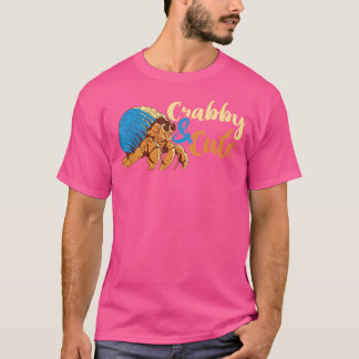 Crabby und Niedliche Krebstiere mit Hermit Cra T-Shirt