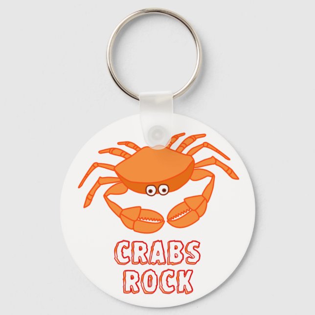 Crabs Rock Schlüsselanhänger (Vorderseite)