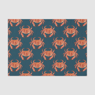 Crabs Seaside Pattern Seidenpapier