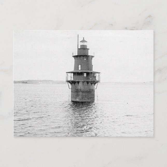 Crabtree Ledge Lighthouse Postkarte (Vorderseite)