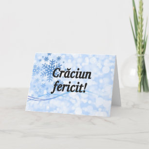 Crăciun fericit! Frohe Weihnachten in rumänischem