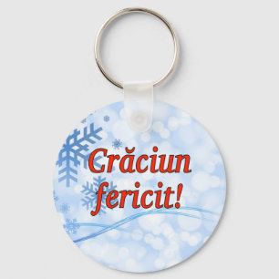 Crăciun fericité! Frohe Weihnachten in Rumänisch r Schlüsselanhänger