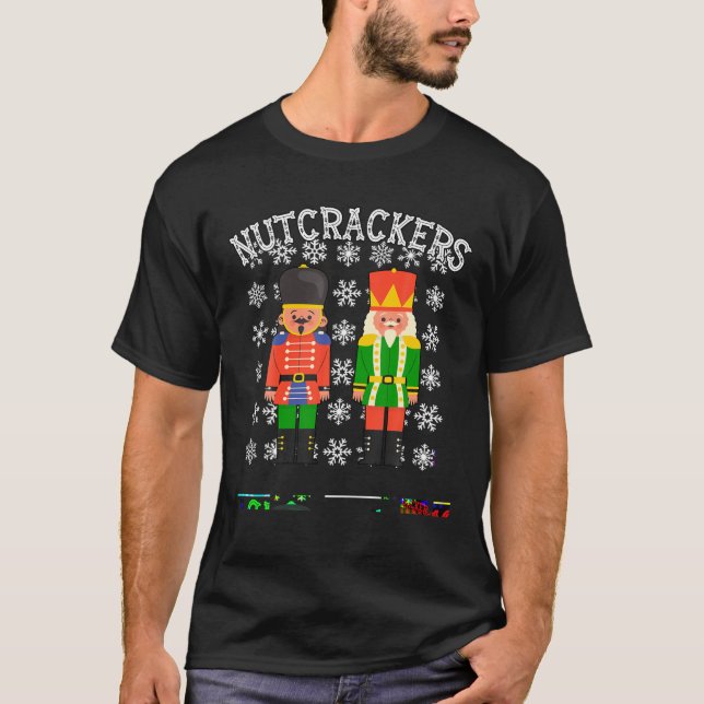 Crack Deez Nuts Ugly Christmas T-Shirt (Vorderseite)