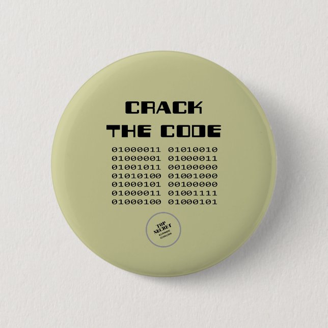 Crack the Code AH2009 Button (Vorderseite)