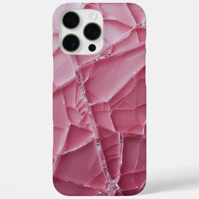 Crack'd (rosa) Case-Mate iPhone hülle (Rückseite)