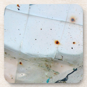Cracked and Rusty Glass Getränkeuntersetzer