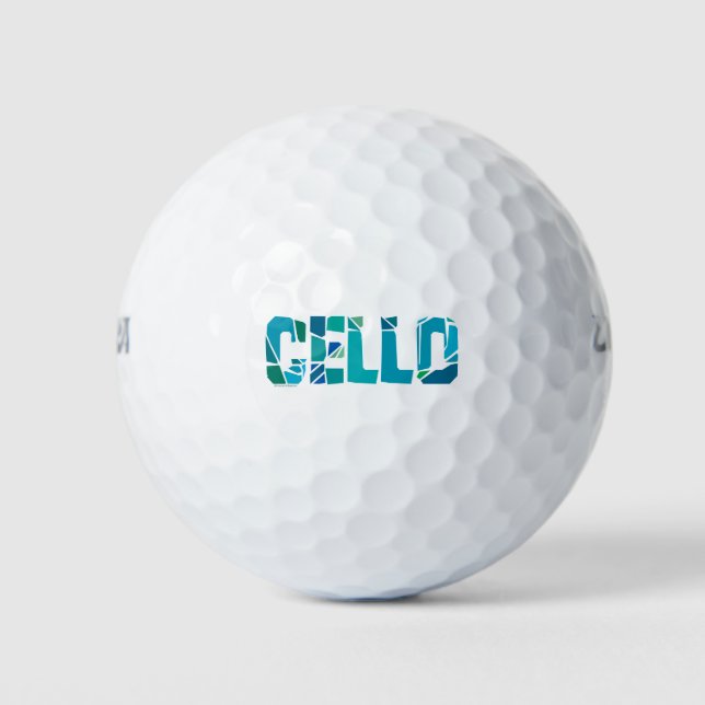 Cracked Cello Golfball (Vorderseite)