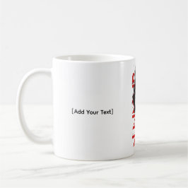 Cracked Classical Bust Trash Polka Art Mug Kaffeetasse