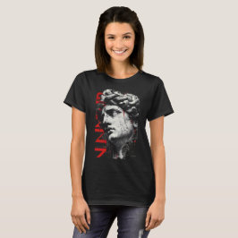 Cracked Classical Bust Trash Polka Damen T-Shirt